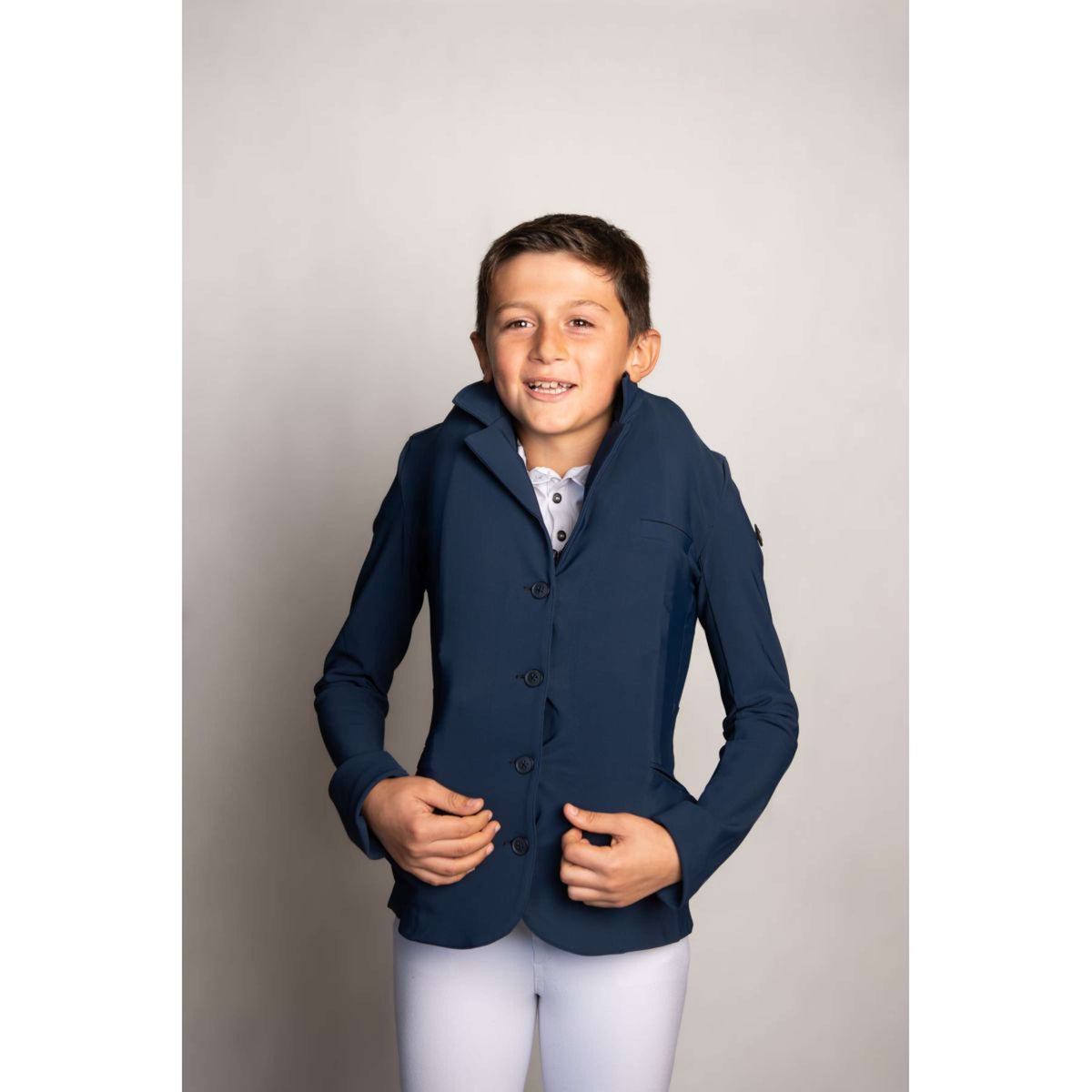 Oscar & Gabrielle Competition Coat Jessy ZF Children Blue Storm