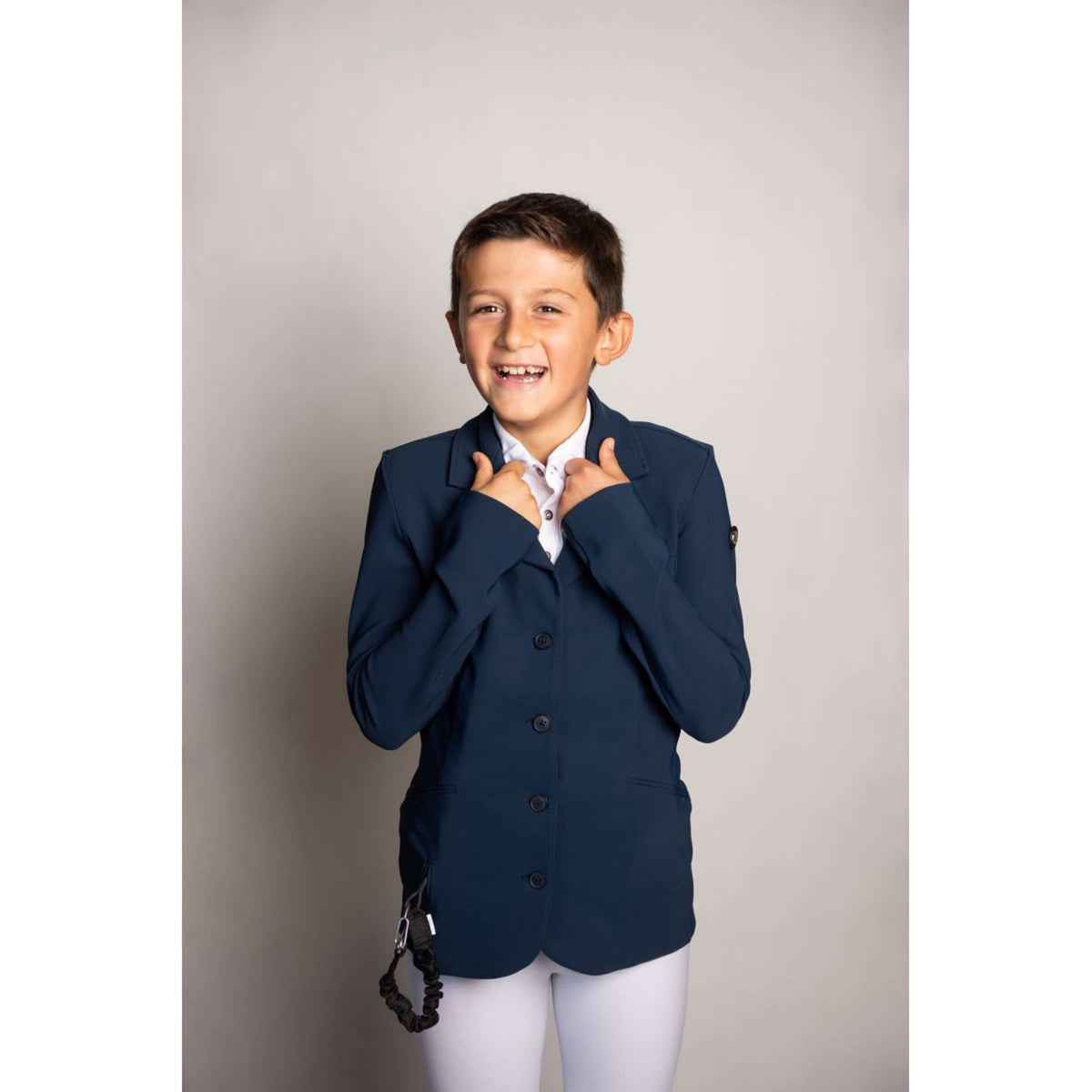 Oscar & Gabrielle Competition Coat Jessy ZF Children Blue Storm