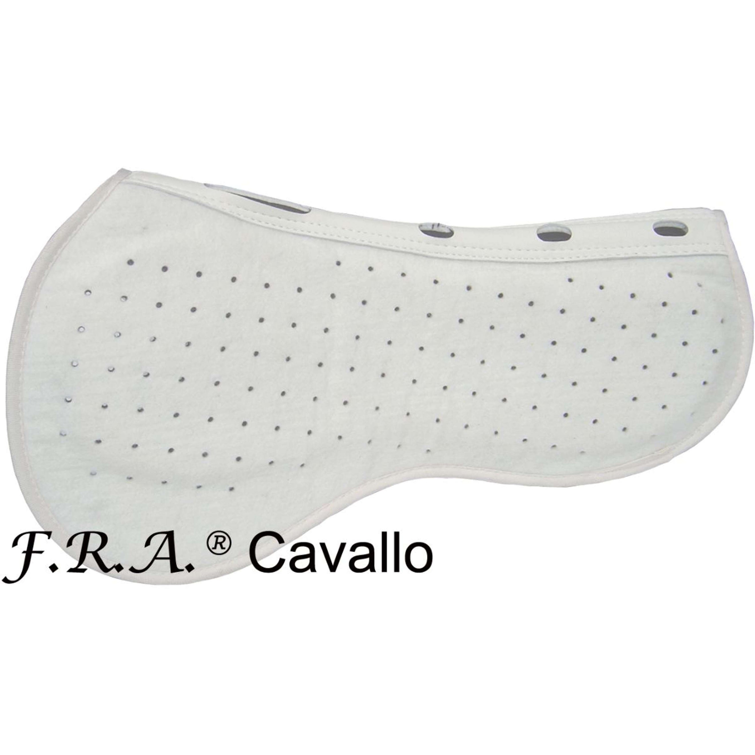 F.R.A. Cavallo Horse & Rider Pad TSP209 General Purpose White