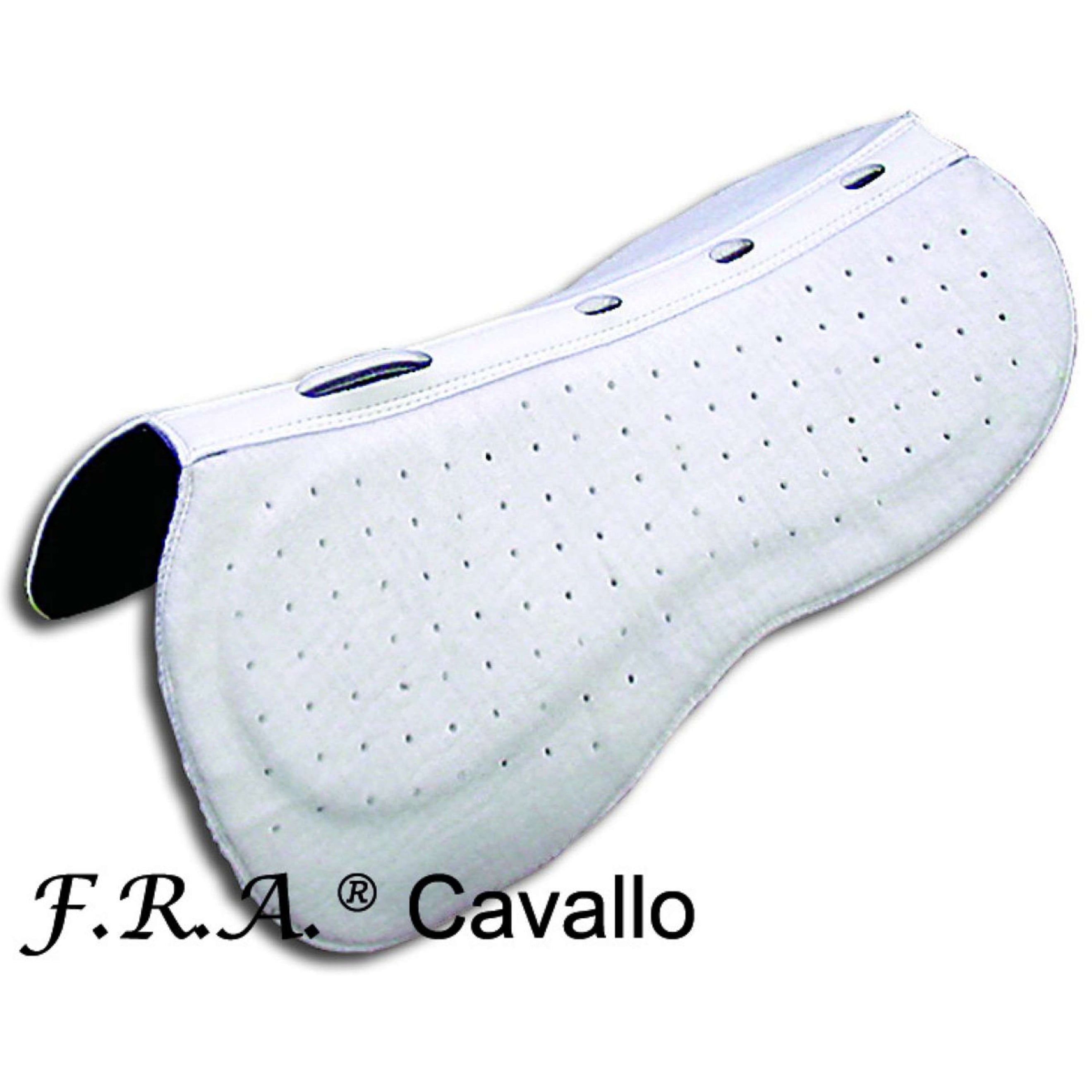 F.R.A. Cavallo Horse & Rider Pad TSP609 Wedge General Purpose White