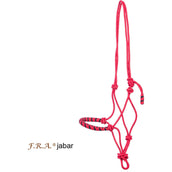 F.R.A. Traininghalter Jabar Nylon Braided Noseband Red