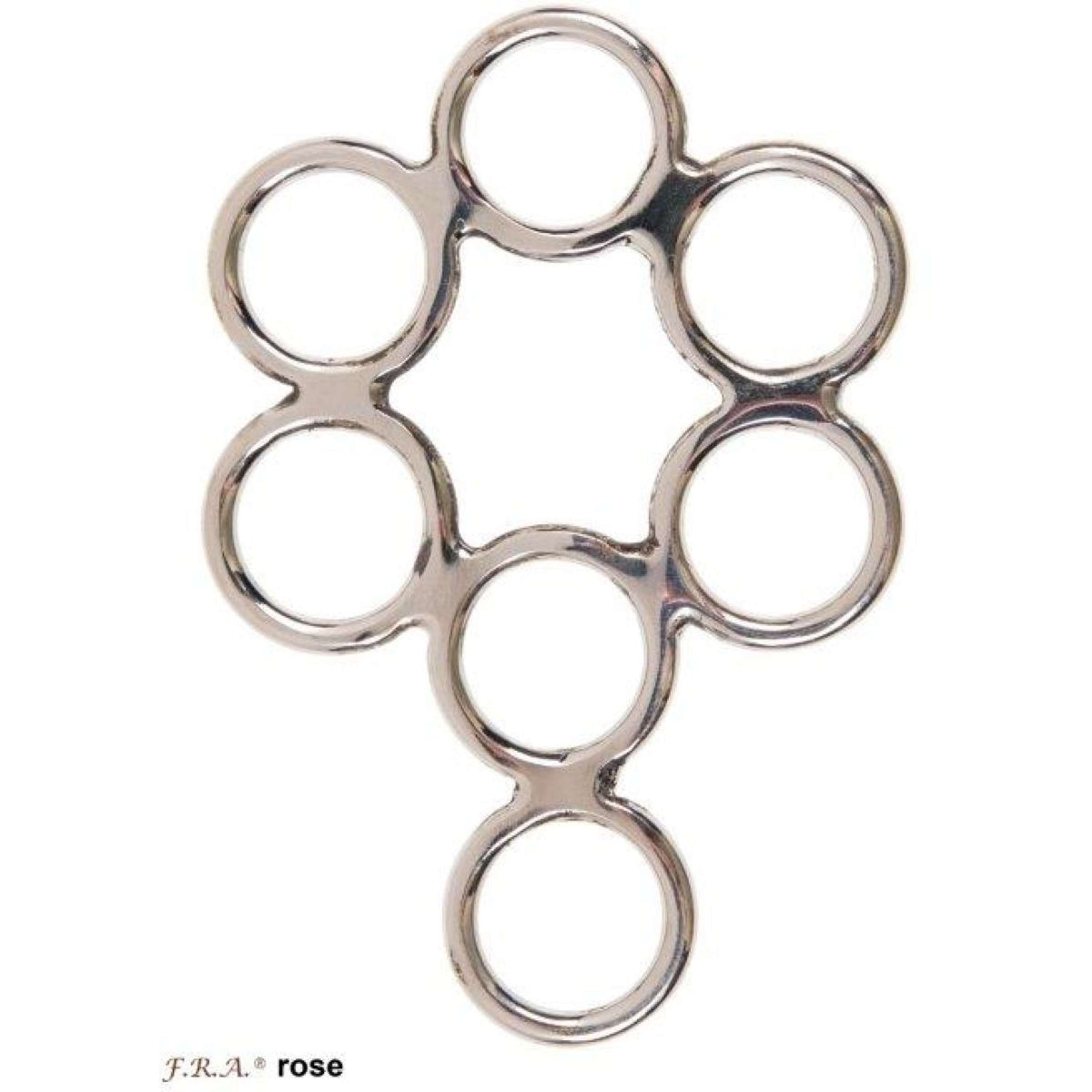 F.R.A. Hackamore Set Rose Set RVS F.R.A. Hackamore Set Rose Set RVS