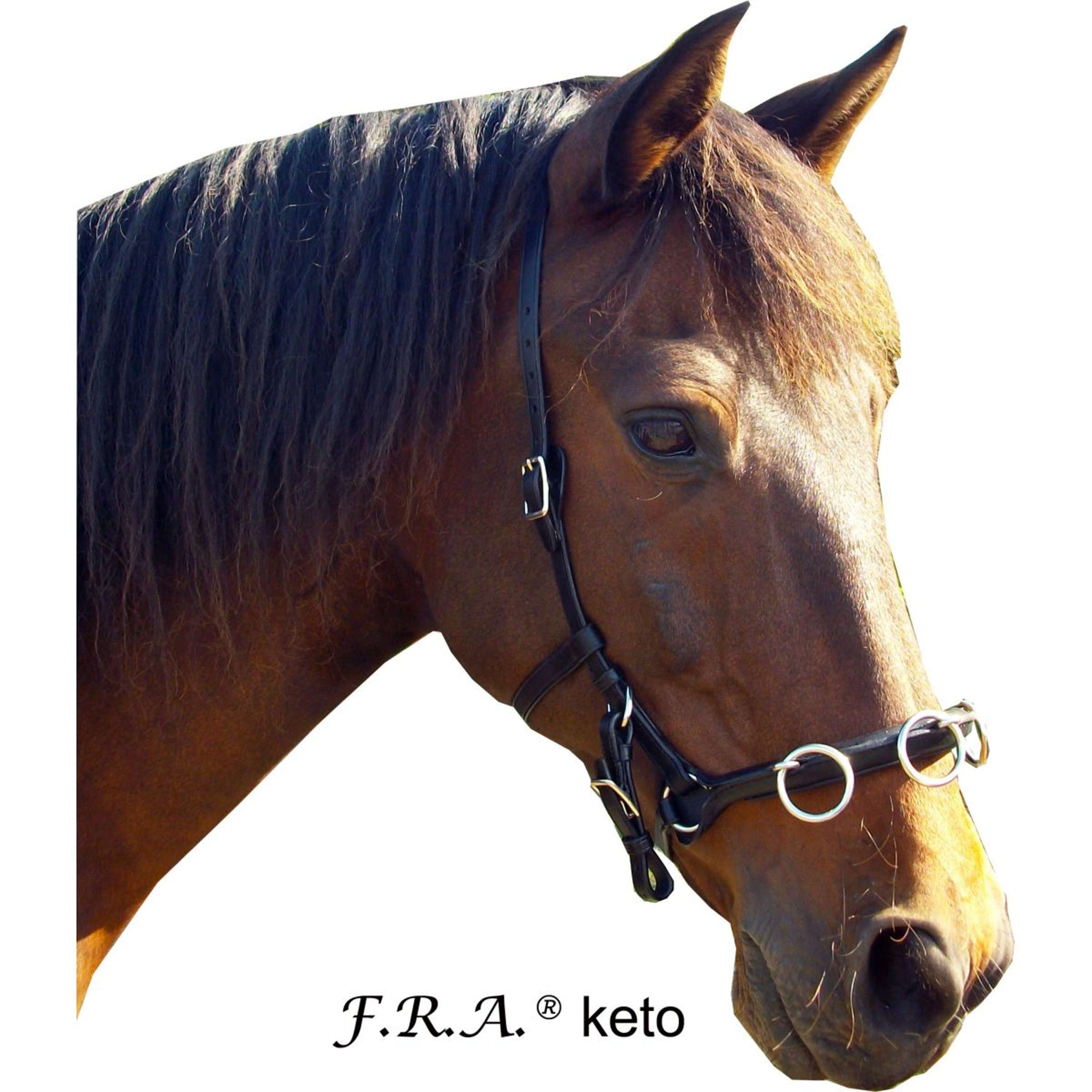 F.R.A. Cavesson Keto Leather Black F.R.A. Cavesson Keto Leather Black