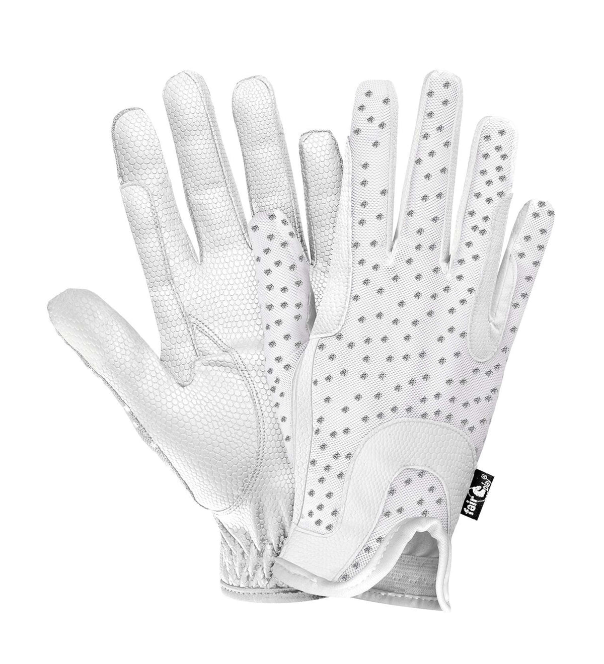 Fair Play Riding Gloves Lumi White