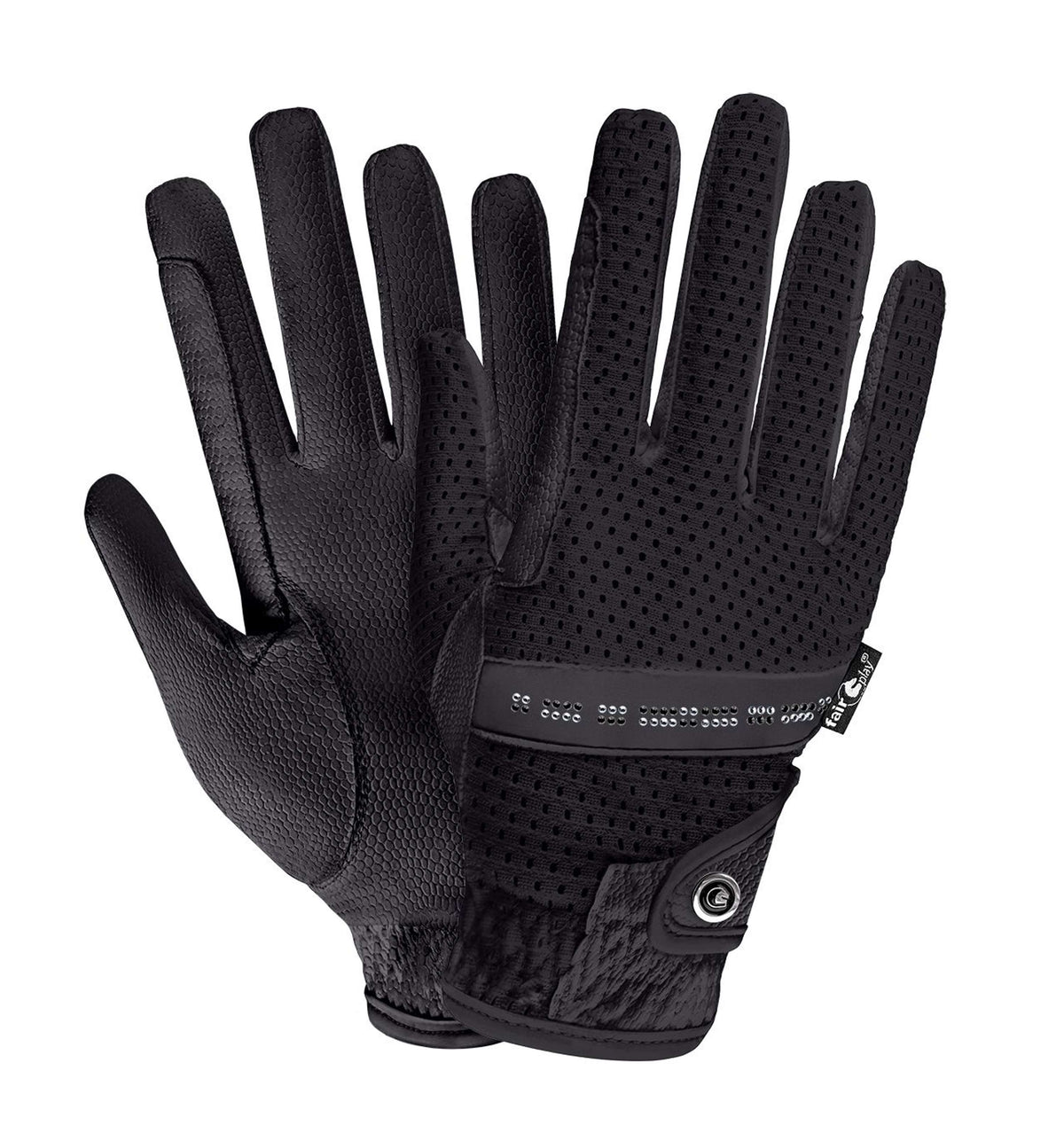 Fair Play Riding Gloves Flash Black