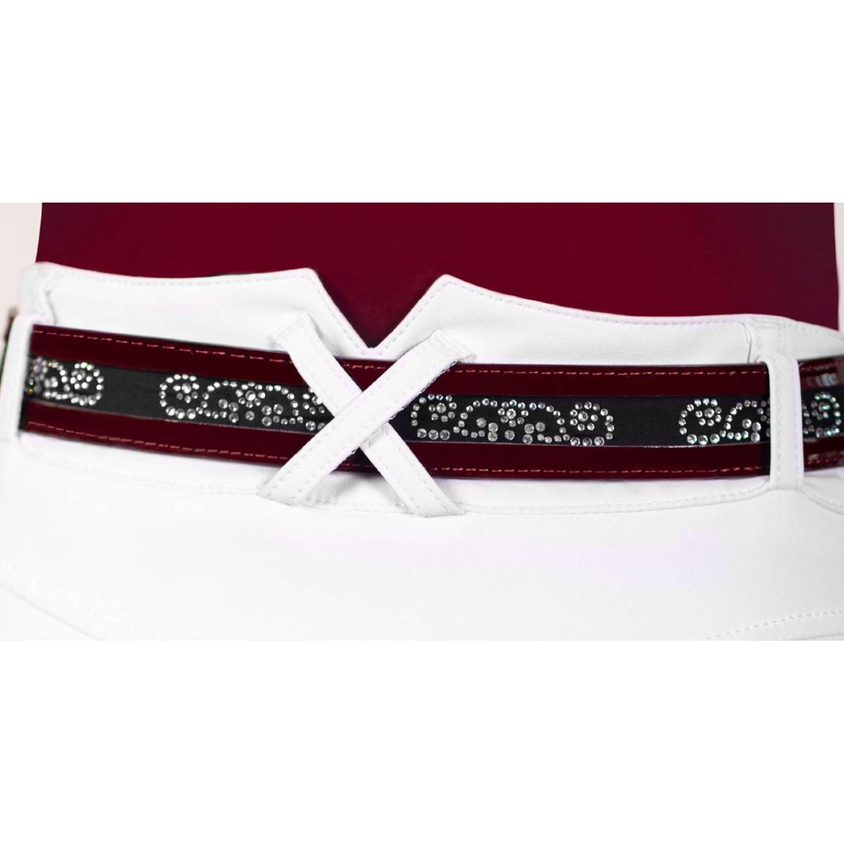 Fair Play Belt Clarence Chic Burgundy