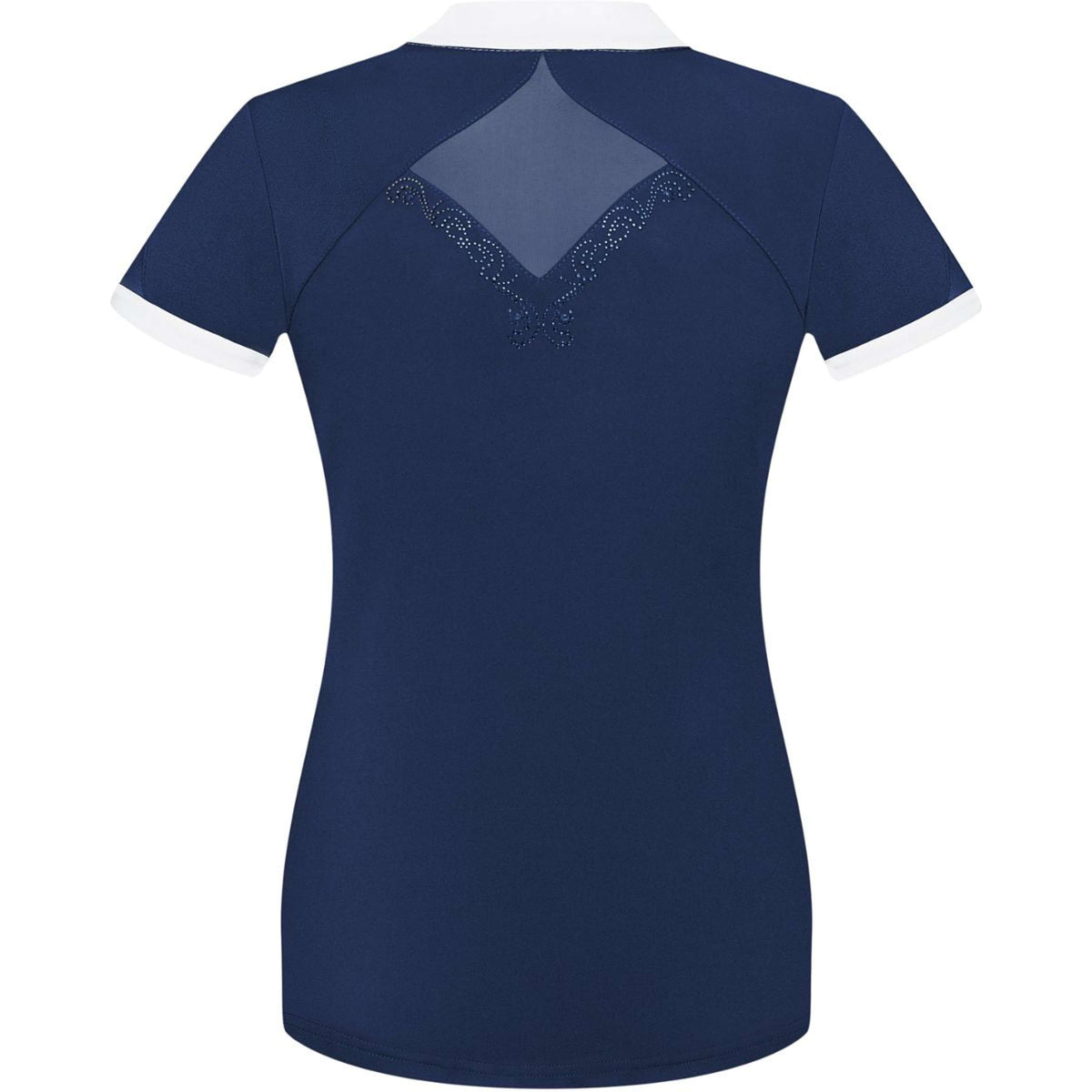 Fair Play Competition Shirt Cathrine Short Sleeve Navy/White