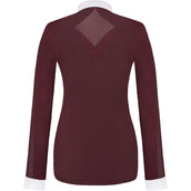 Fair Play Competition Shirt Cathrine Burgundy/White