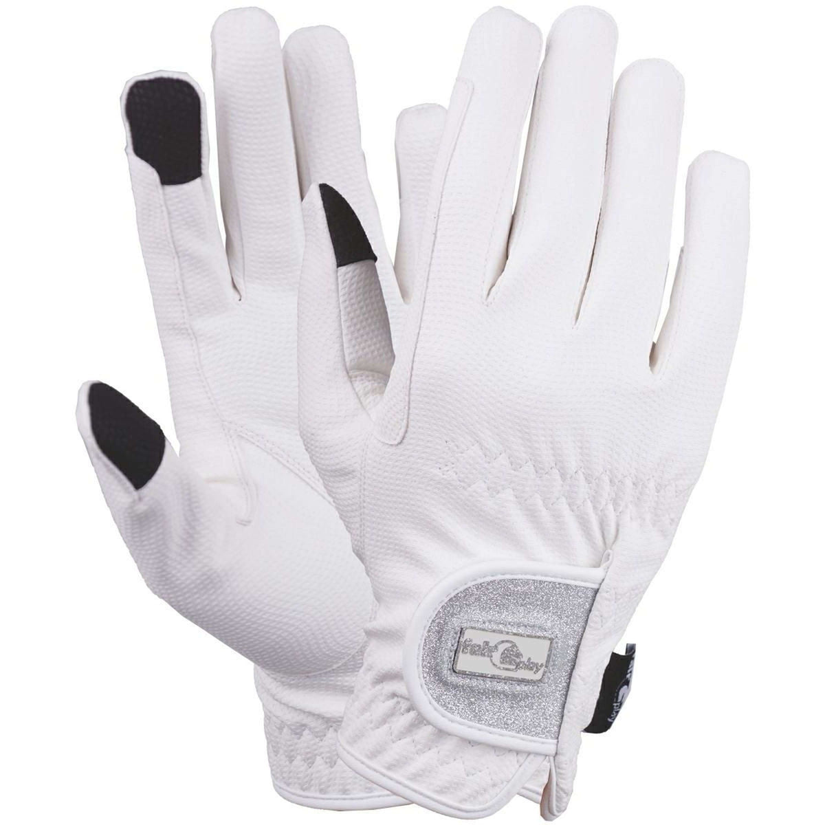 Fair Play Riding Gloves Glam White