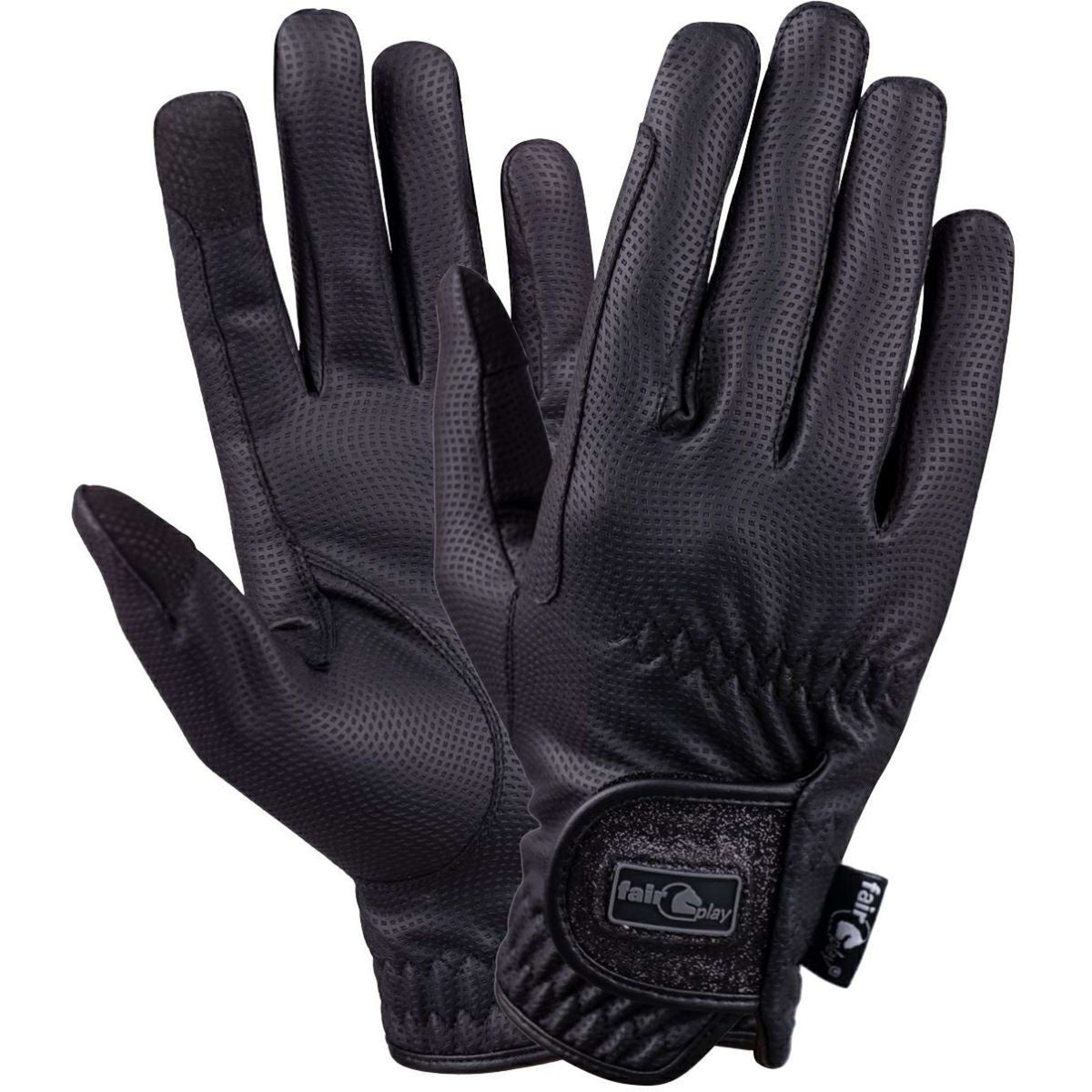 Fair Play Riding Gloves Glam Black