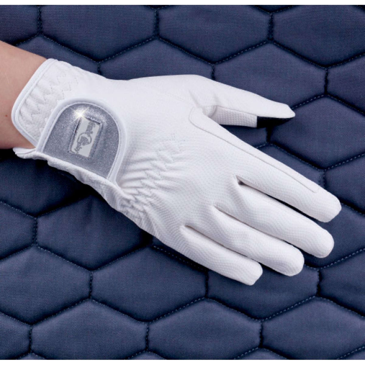 Fair Play Riding Gloves Glam White