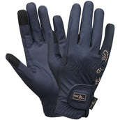 Fair Play Riding Gloves Pammy Rosegold Navy