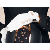 Fair Play Riding Gloves Pammy Rosegold White