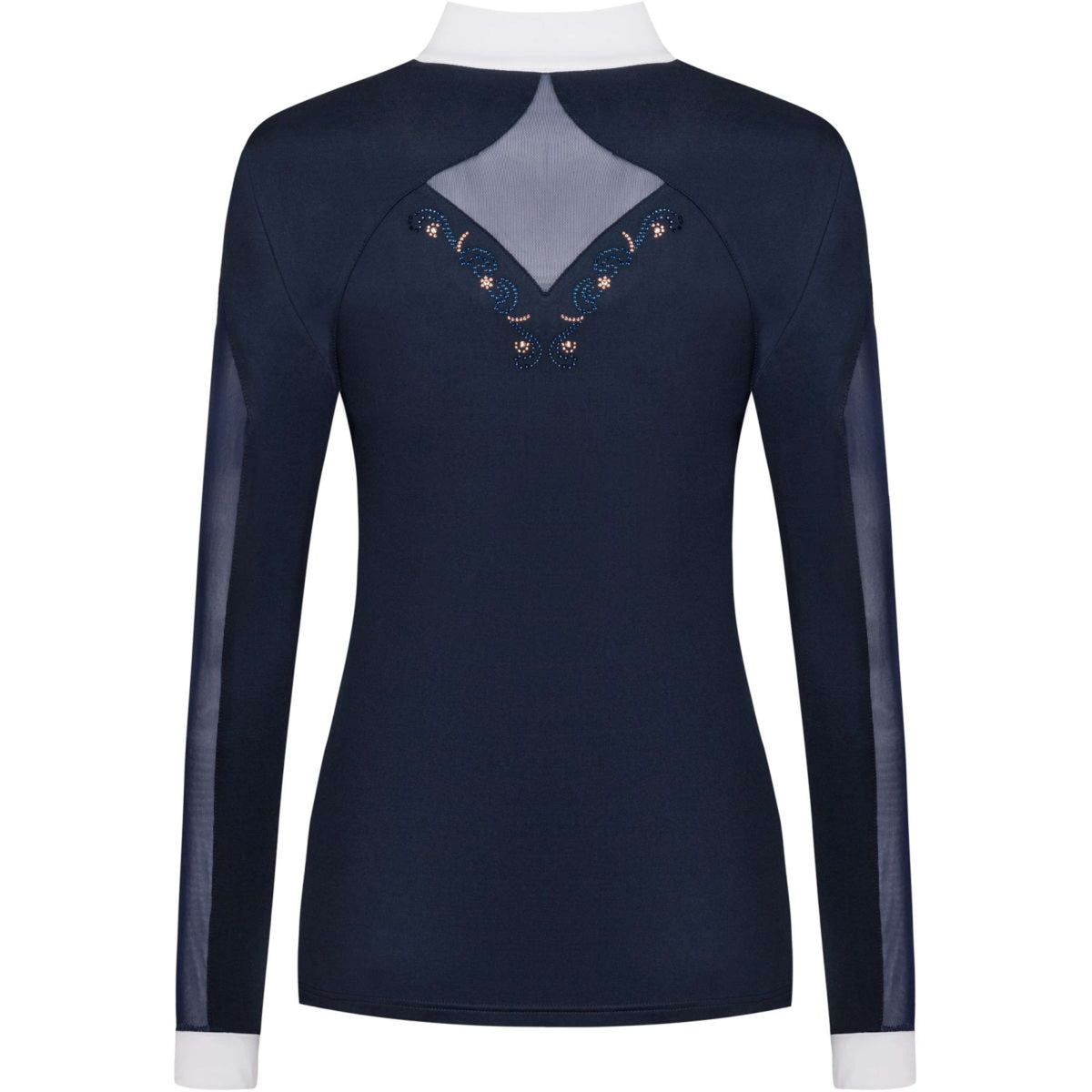 Fair Play Competition Shirt Cathrine Rosegold Navy/White