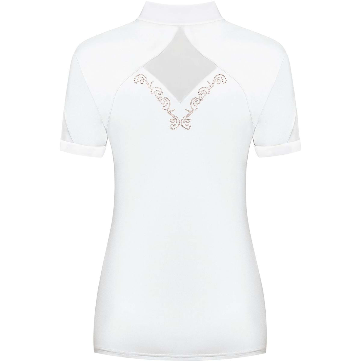 Fair Play Competition Shirt Cathrine Rosegold Short Sleeve White