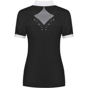 Fair Play Competition Shirt Cathrine Rosegold Short Sleeve Black/White