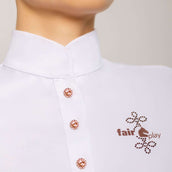 Fair Play Competition Shirt Cecile Rosegold White