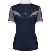 Fair Play Competition Shirt Cecile Rosegold Short Sleeve Navy