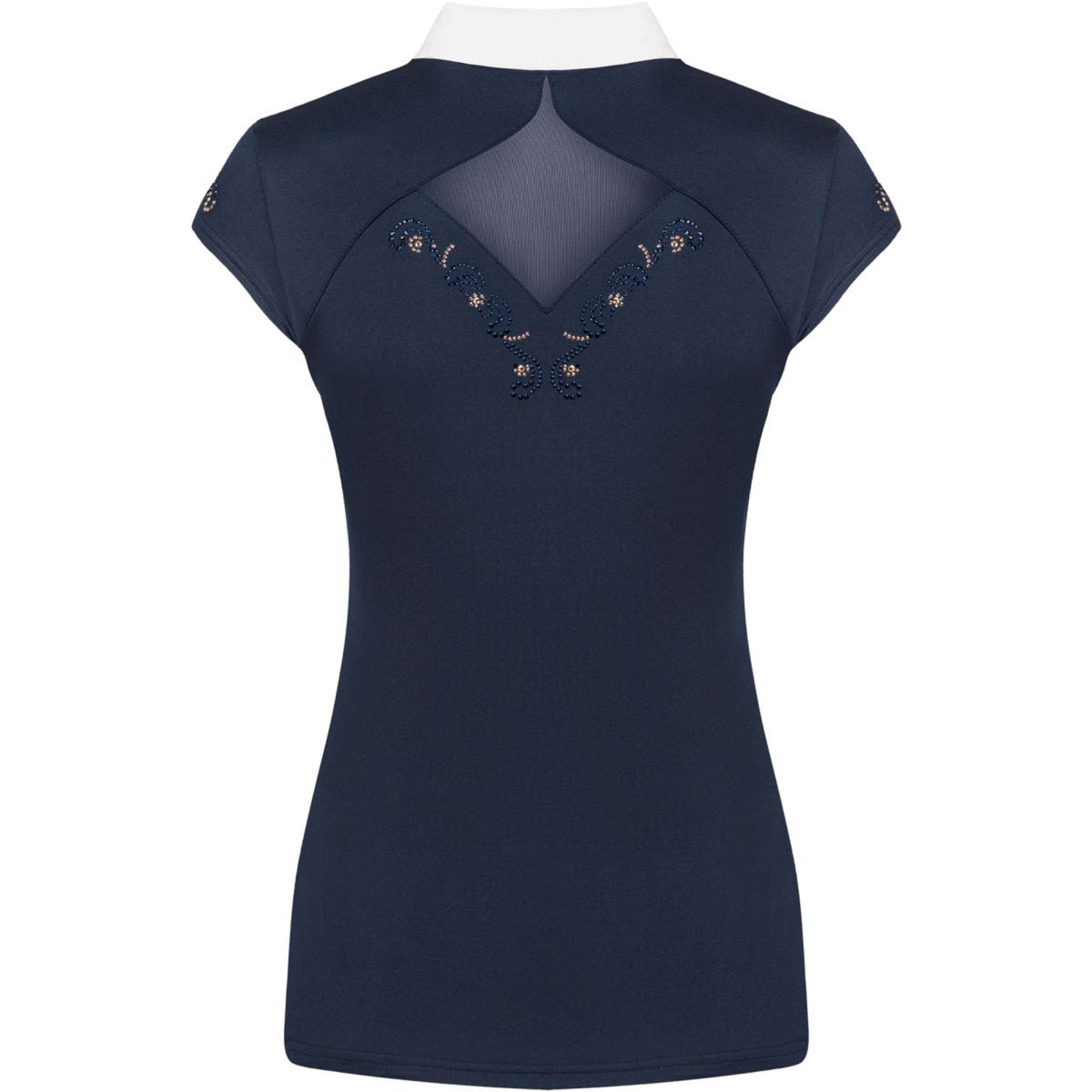 Fair Play Competition Shirt Cathrine Rosegold Sleeveless Navy