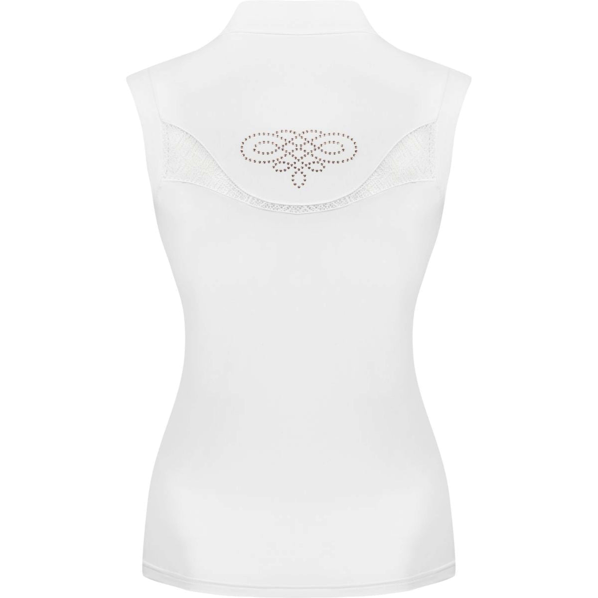 Fair Play Competition Shirt Cecile Rosegold Sleeveless White