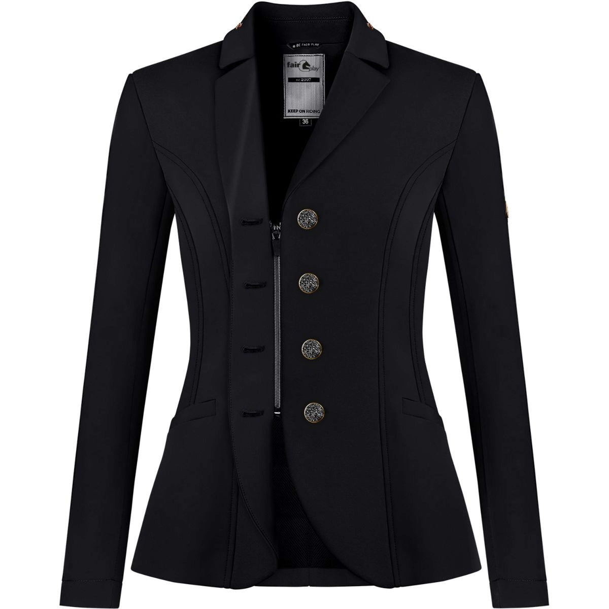 Fair Play Competition Jacket Abigail Fleur Rosegold Black