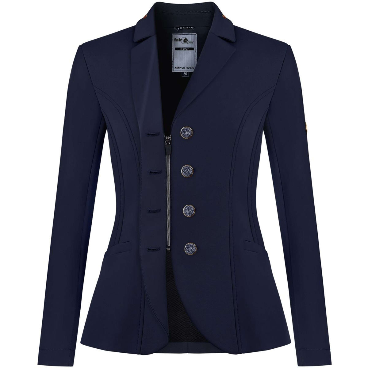 Fair Play Competition Jacket Abigail Fleur Rosegold Navy