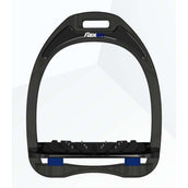 Flex-On Stirrups Aluminium Inclined Ultra Grip Black/Silver/Dark Blue