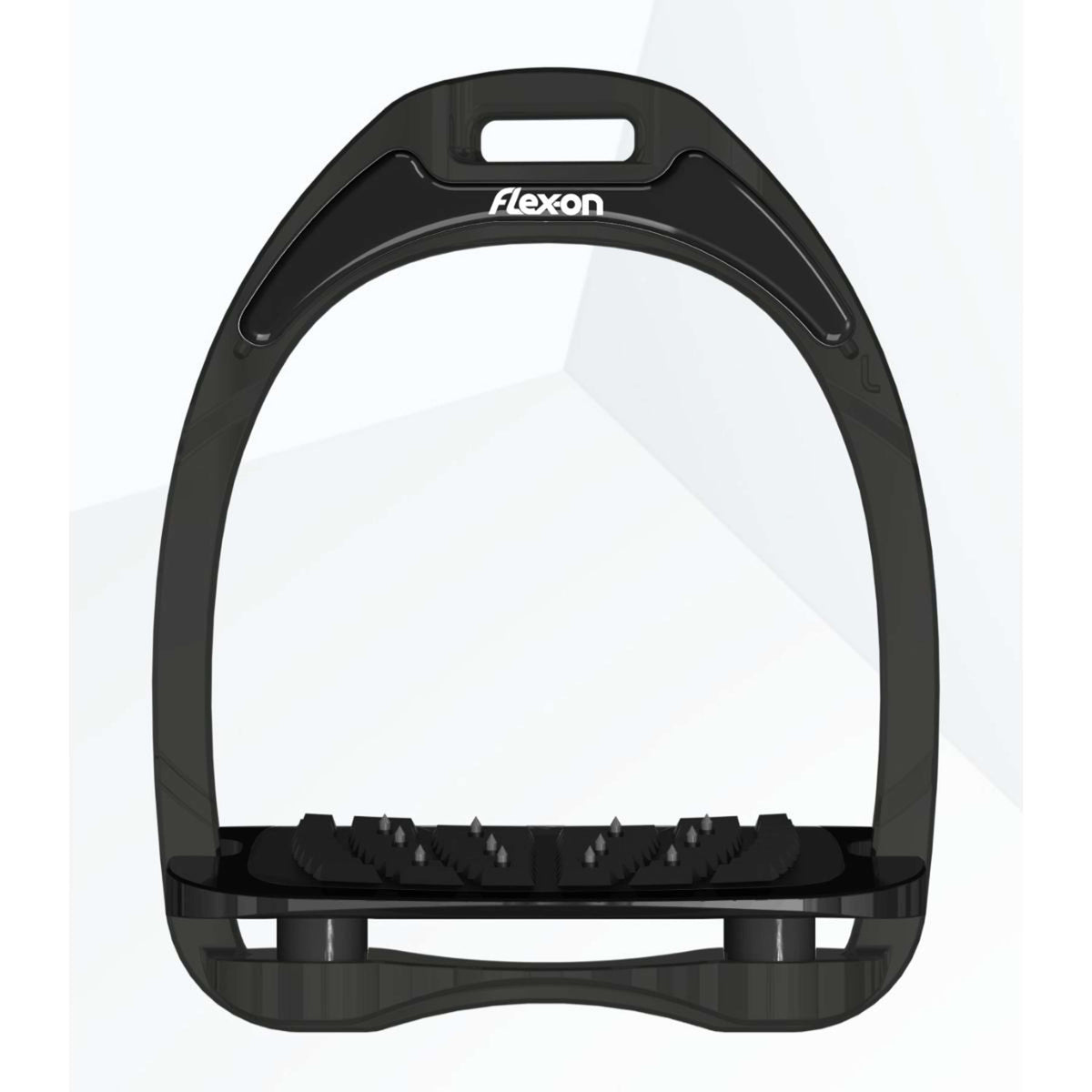 Flex-On Stirrups Aluminium Inclined Ultra Grip Black/Silver/Black