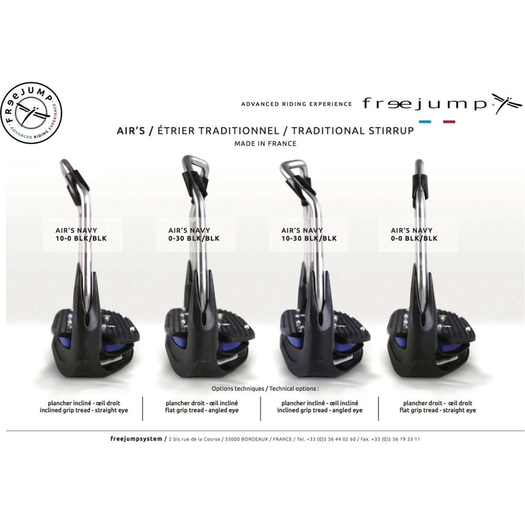 Freejump Stirrups AirS Full Black Choco