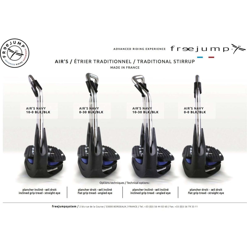 Freejump Stirrups AirS Full Black Choco