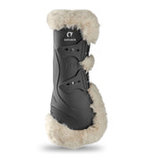 Gatusos Tendon Boots Genuins Back Synthetic Wool Black