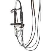 Harry's Horse Double Bridle Chique Brown