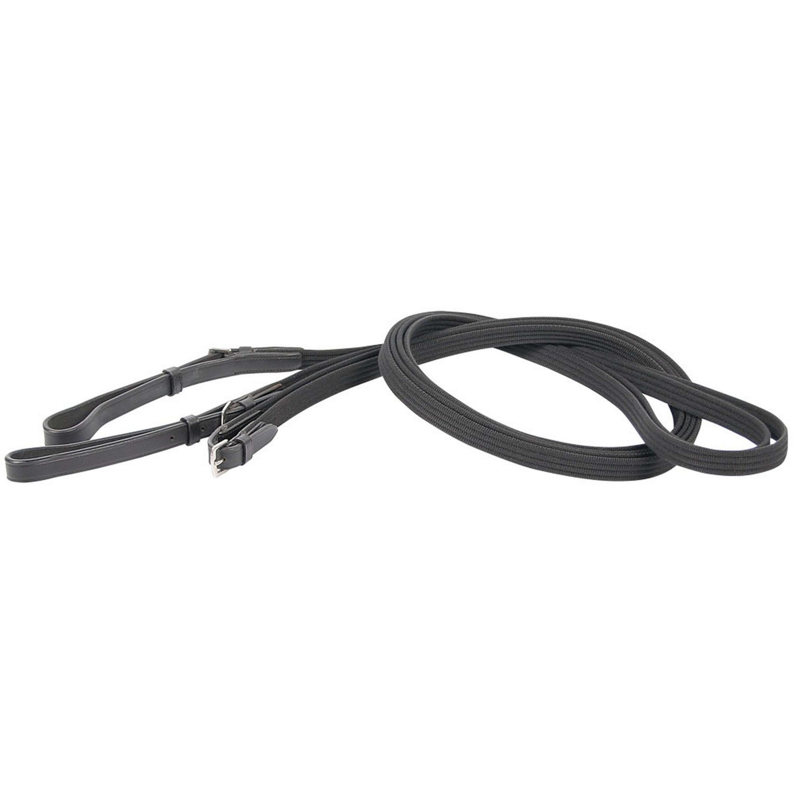 Harry's Horse Draw Reins Web Black