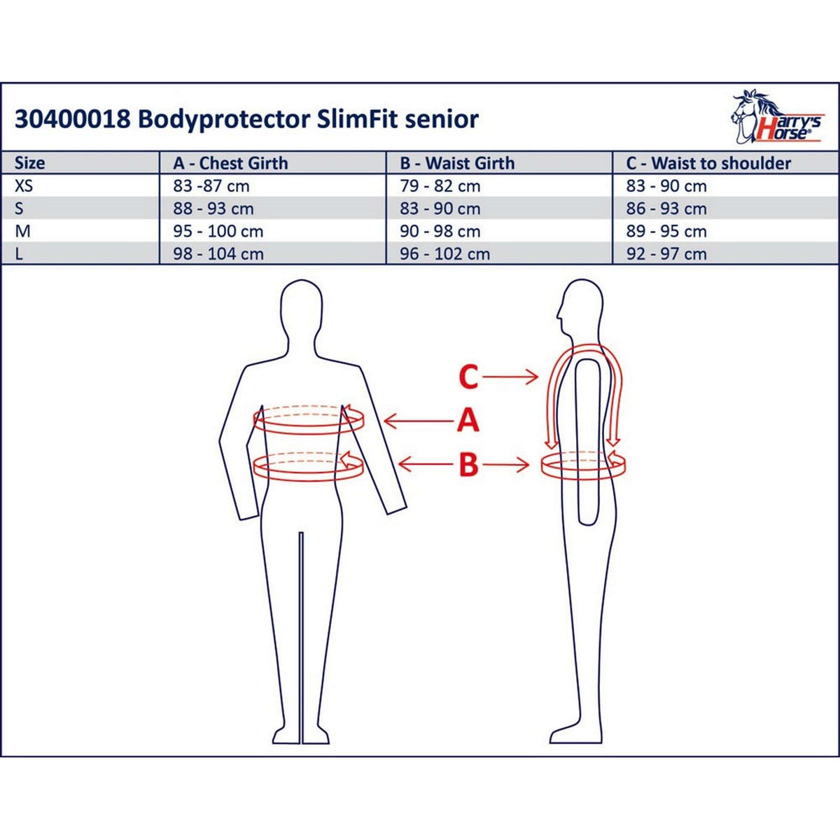 Harry's Horse Bodyprotector SlimFit Senior