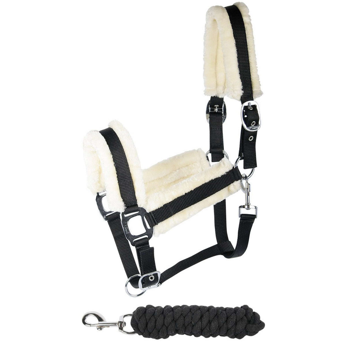 Harry's Horse Headcollarset Soft Black/White