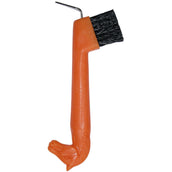 Harry's Horse Hoof Pick Horse Head & Brush Orange