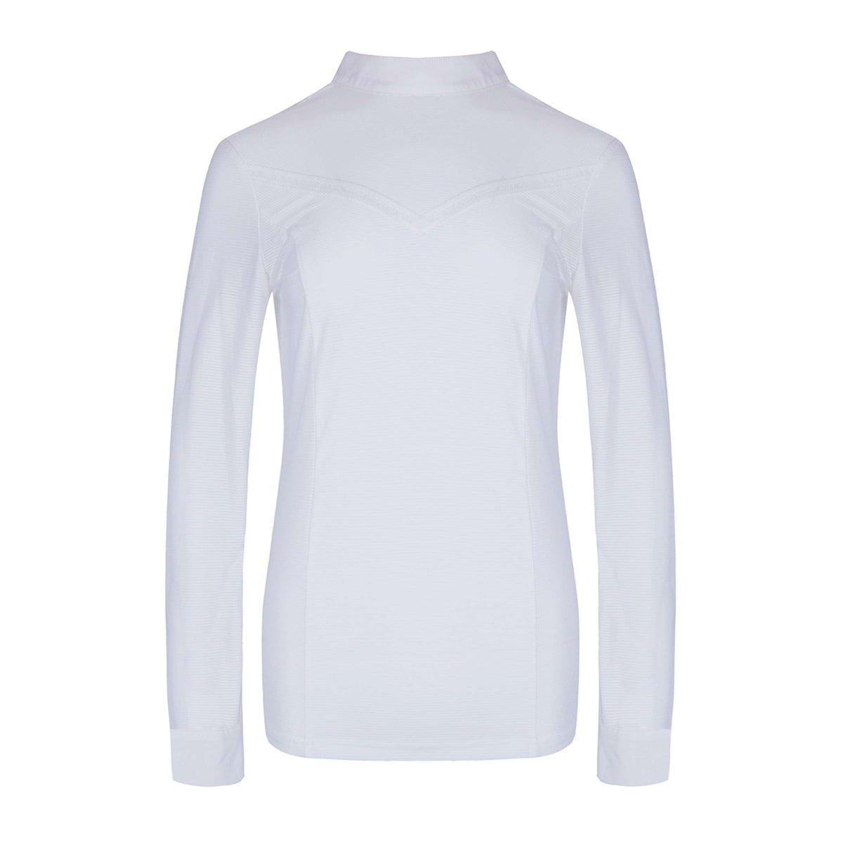 Harcour Poloshirt Casall Long Sleeves Ladies White