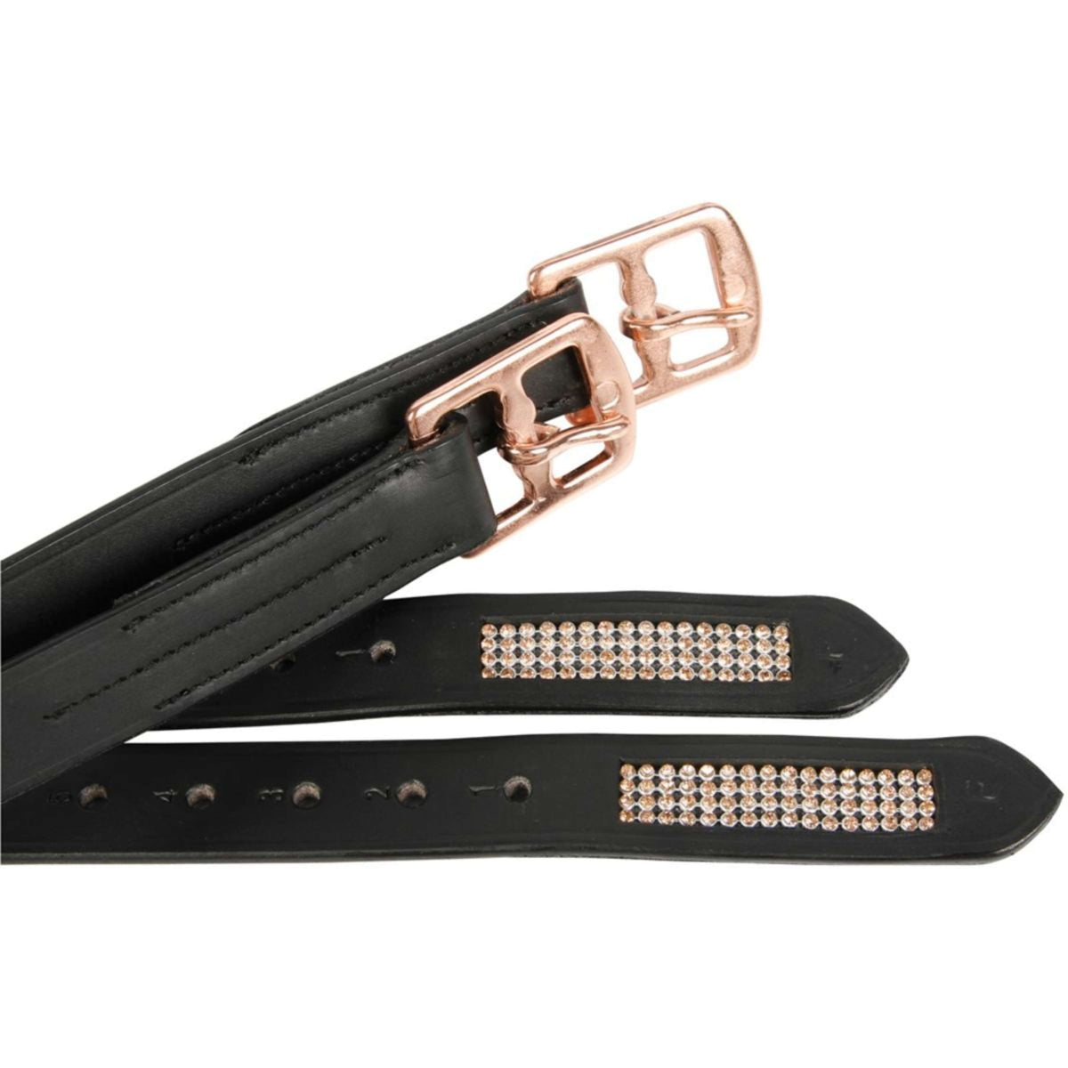 Harry's Horse Stirrup Straps Crystal Rosegold