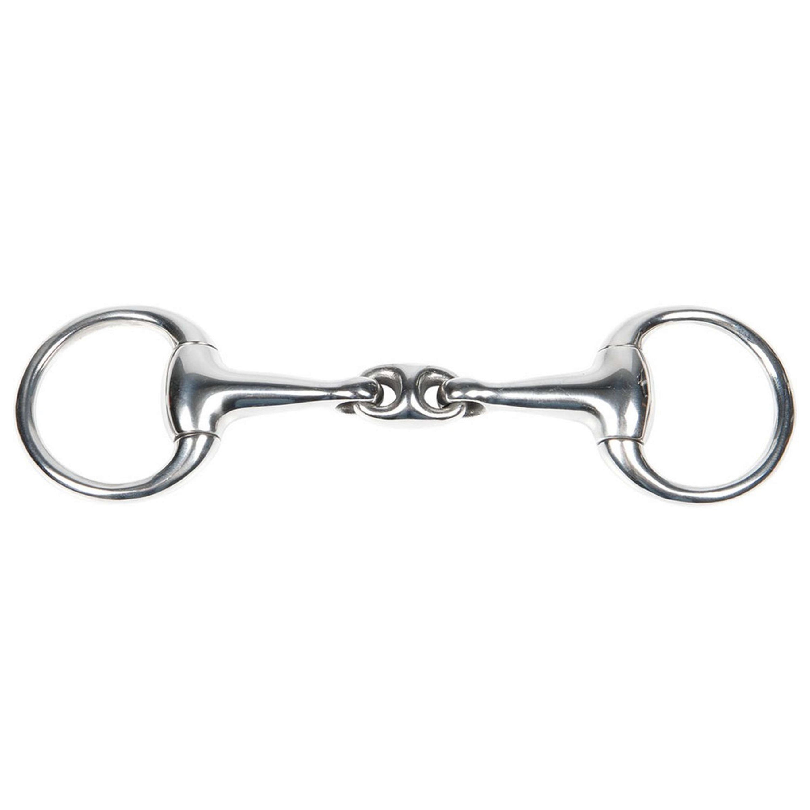 Harry's Horse Eggbut Snaffle Double Jointed Pony 12mm