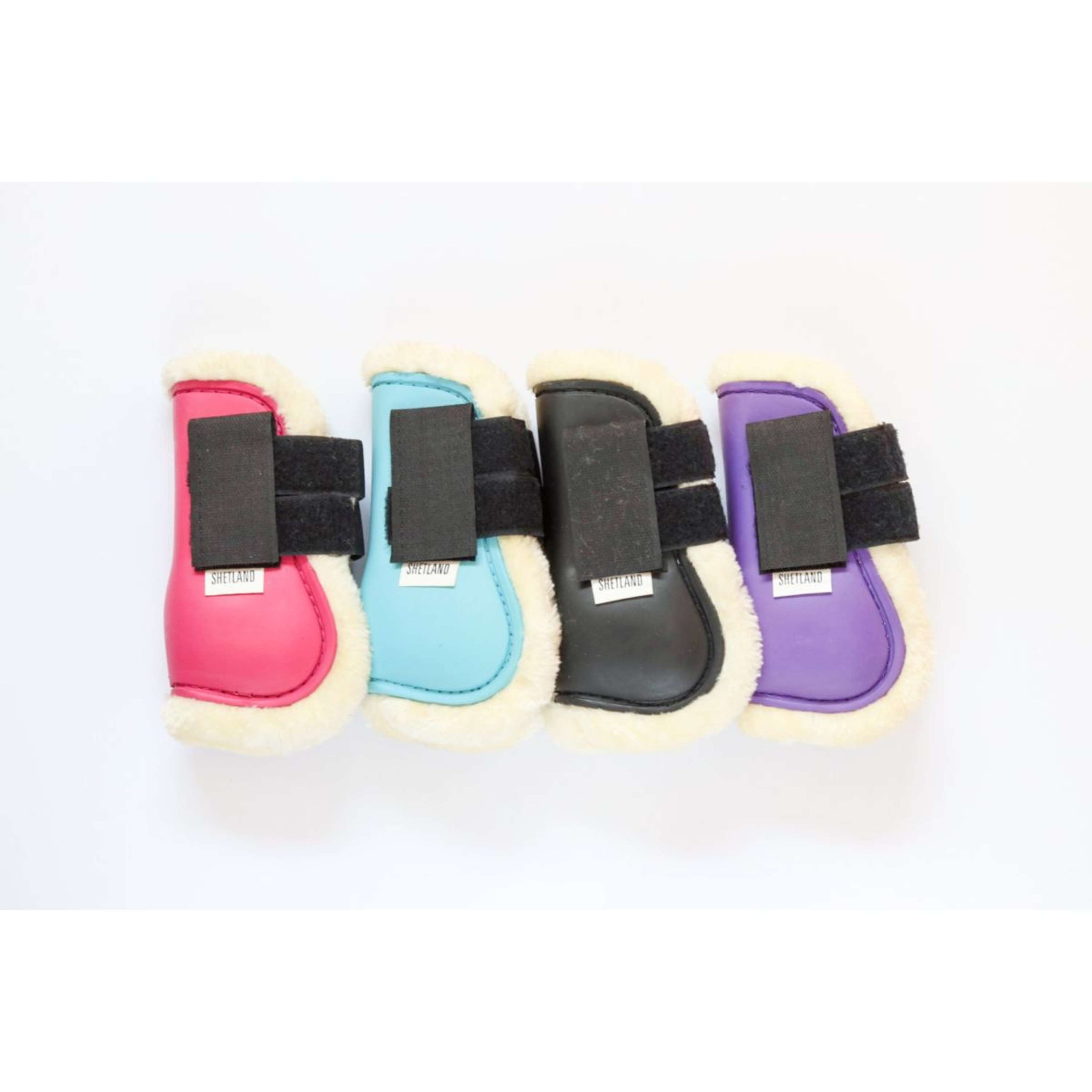 HB Tendon Boots Furr Little Sizes Black HB Tendon Boots Furr Little Sizes Black