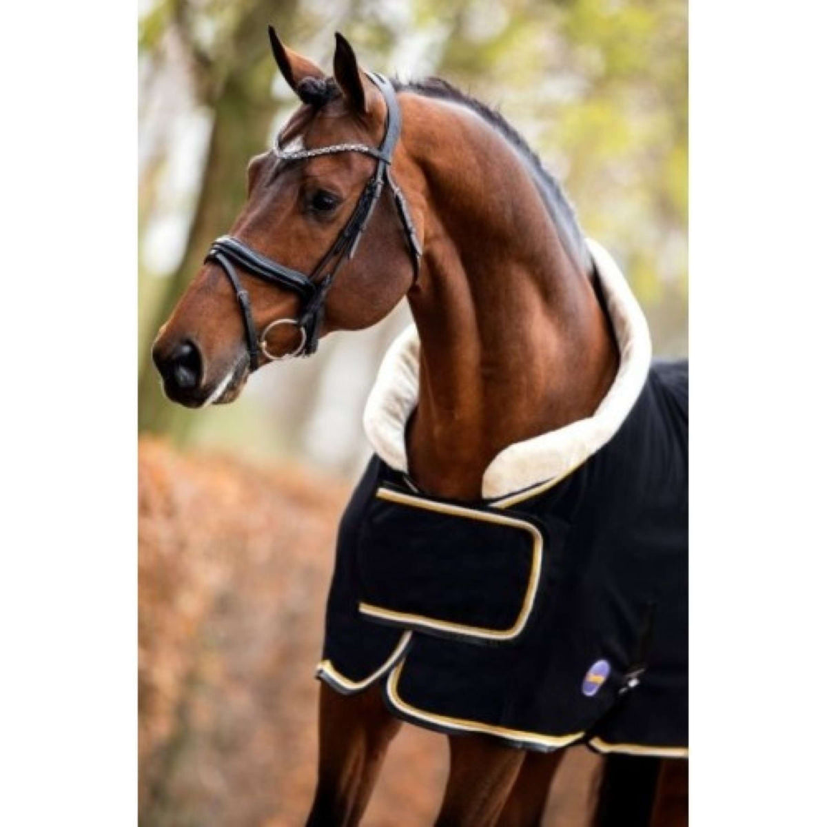 HB Showtime Show Rug Fleece 400gr Dutch Crown Black