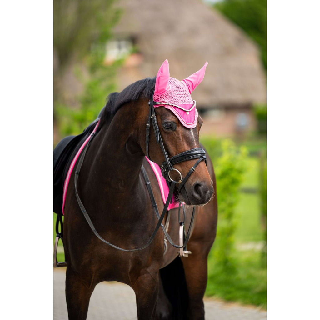 HB Ear Bonnet Showtime Glitter Fuchsia