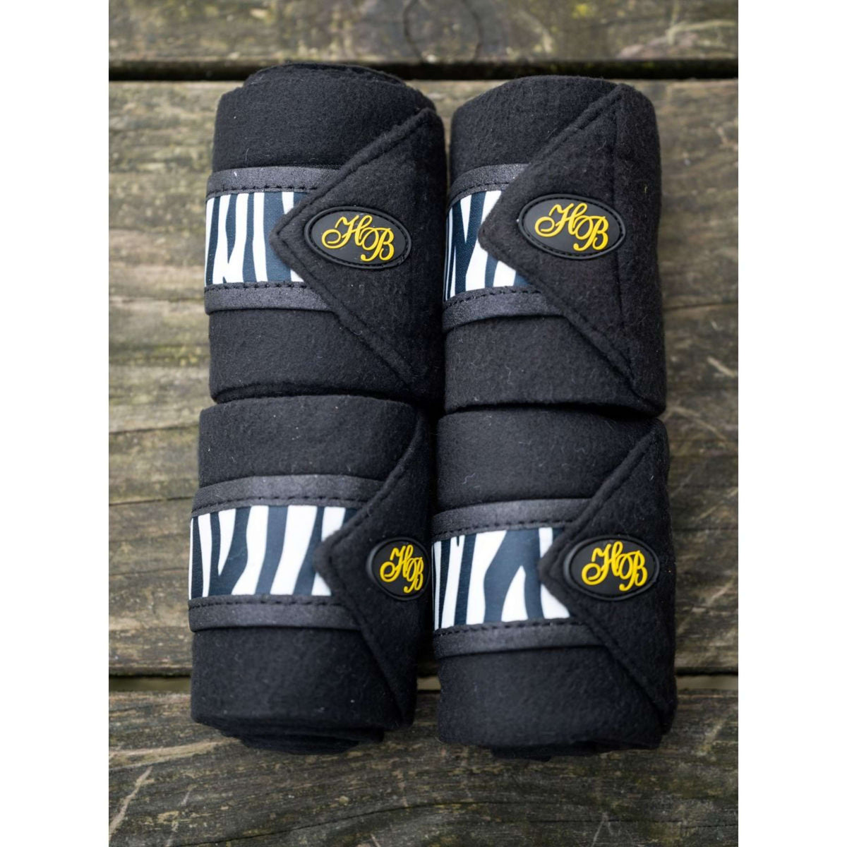 HB Ruitersport Bandages Zebra Black/White