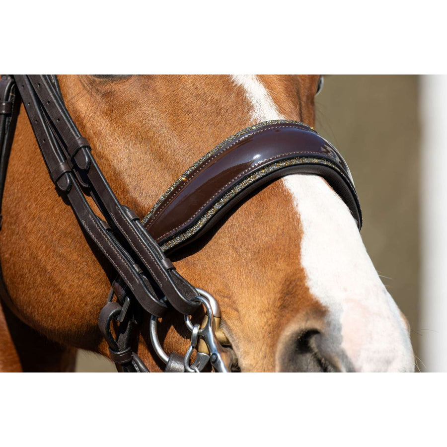 HB Bridle Showtime One in a Million Brown/Golden Glitter