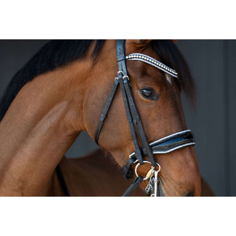 HB Bridle Showtime One in a Million Black/Silver Glitter