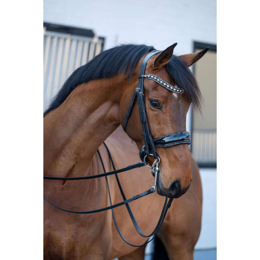 HB Bridle Showtime One in a Million Black/Black Glitter