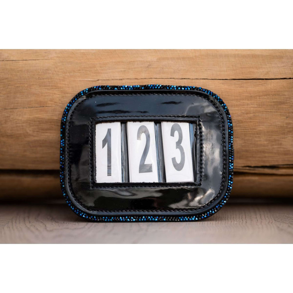 HB Start Number Shine with Glitter Black/Navy Glitter