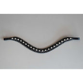 HB Showtime Browband Rocky Glitter Black/Black Glitter
