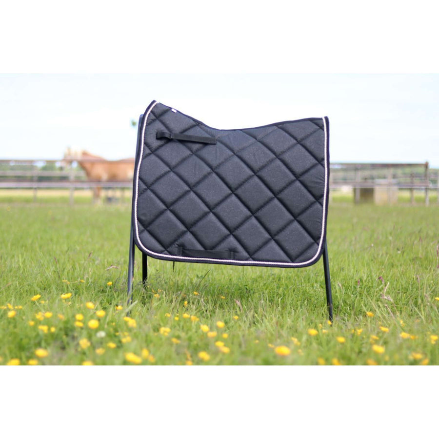 HB Saddlepad Sparkling Glitter Jumping Black