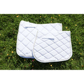 HB Saddlepad Sparkling Glitter Jumping White